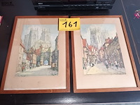 Lot 161 - kaders geo downing. 2 stuks - afbeelding 1 van  5