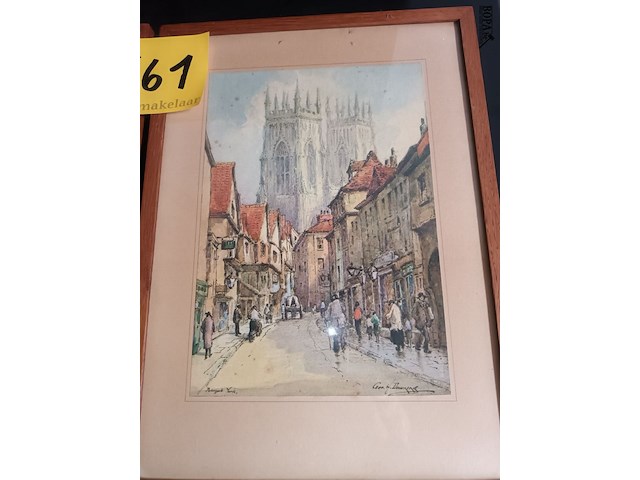 Lot 161 - kaders geo downing. 2 stuks - afbeelding 3 van  5