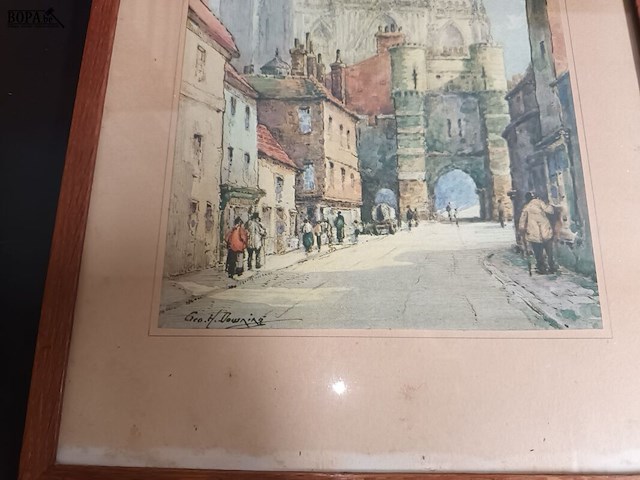 Lot 161 - kaders geo downing. 2 stuks - afbeelding 5 van  5