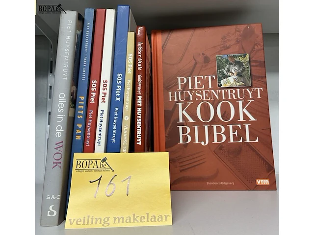 Lot 161 - lot boeken 'piet huysentruyt' - 8 stuks - afbeelding 1 van  3