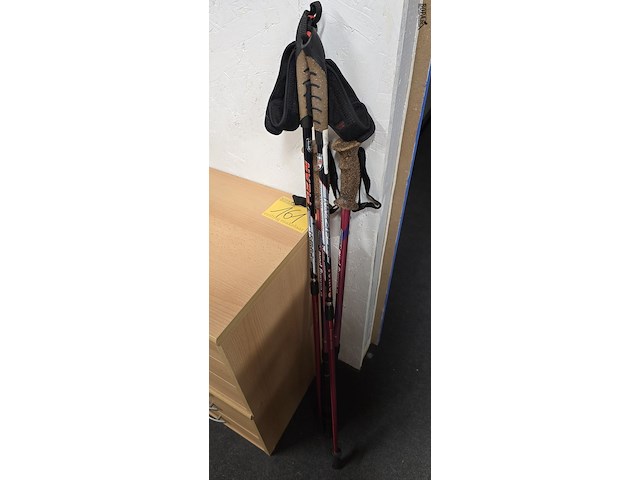Lot 161 - nordic walking wandelstokken 2 paar - afbeelding 1 van  3