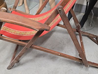 Lot 162 - houten strand ligstoel - afbeelding 4 van  4