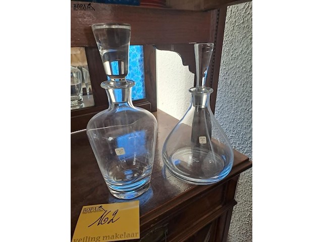 Lot 162 - prachtig glaswerk, kristallen karaf 'charlotte marie' - afbeelding 1 van  3