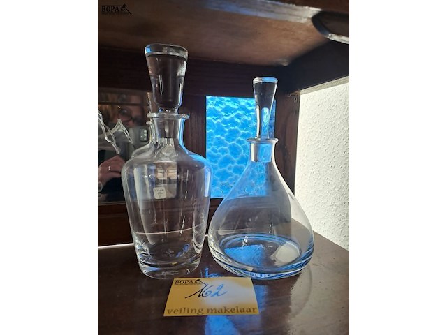 Lot 162 - prachtig glaswerk, kristallen karaf 'charlotte marie' - afbeelding 3 van  3