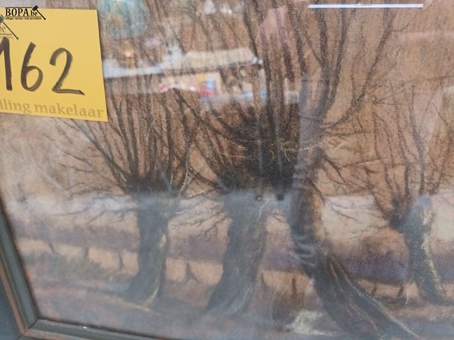 Lot 162 - schilderij bomen - afbeelding 3 van  3