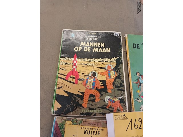 Lot 162 - strips kuifje. 4 stuks - afbeelding 2 van  9