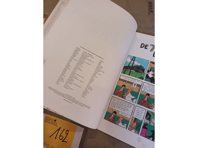 Lot 162 - strips kuifje. 4 stuks - afbeelding 9 van  9