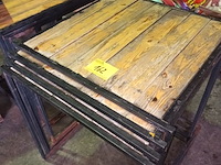 Lot 162 - terrastafel. 9 stuks - afbeelding 1 van  3