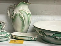Lot 162 - vintage lampetset met stempel