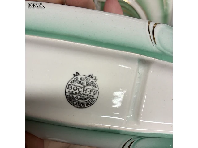 Lot 162 - vintage lampetset met stempel - afbeelding 2 van  2