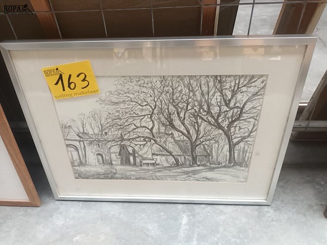Lot 163 - kader herenhoeve - afbeelding 1 van  3