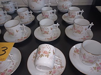 Lot 163 - koffieservies. 27 stuks - afbeelding 4 van  5