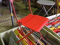 Lot 163 - metalen klapstoelen ikea. 15 stuks - afbeelding 2 van  4