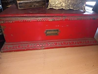 Lot 163 - oude kistjes. 4 stuks - afbeelding 3 van  4