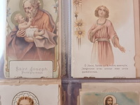 Lot 163 - religieuze en communie kaartjes - afbeelding 2 van  5