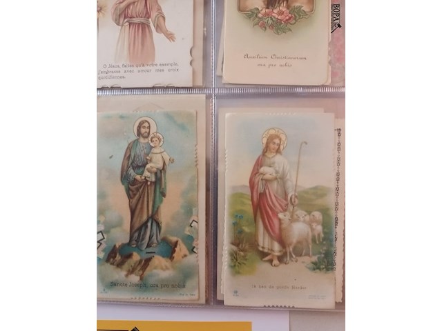 Lot 163 - religieuze en communie kaartjes - afbeelding 3 van  5