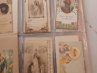 Lot 163 - religieuze en communie kaartjes - afbeelding 4 van  5