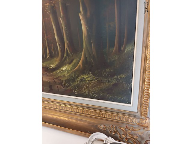 Lot 163 - schilderij op doek - afbeelding 2 van  5
