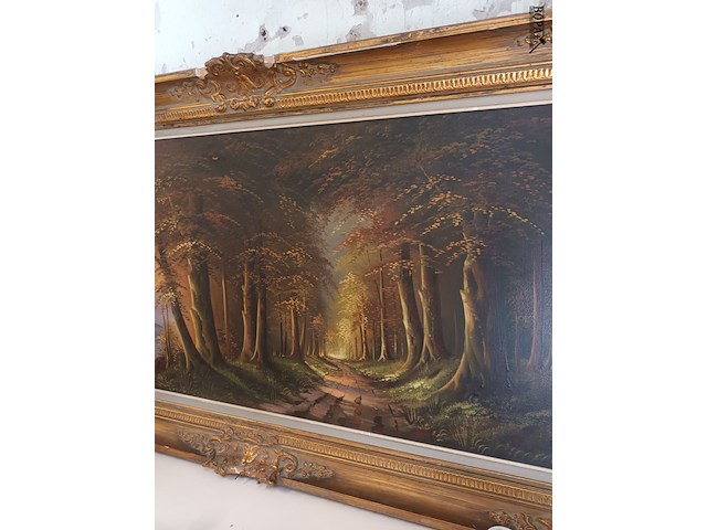 Lot 163 - schilderij op doek - afbeelding 4 van  5