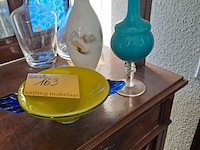 Lot 163 - vintage vaasjes en schaal - blauwtinten - afbeelding 1 van  3