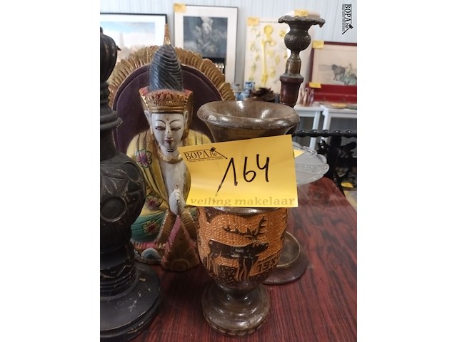 Lot 164 - houten deco. 4 stuks - afbeelding 3 van  4