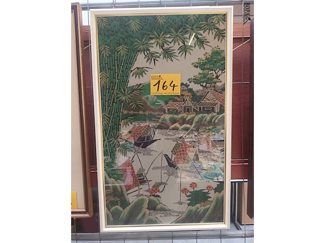 Lot 164 - kader vissersboten - afbeelding 1 van  5