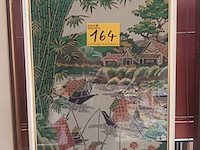 Lot 164 - kader vissersboten - afbeelding 1 van  5