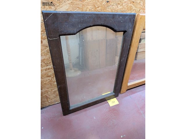 Lot 164 - lot spiegels houten omkadering - afbeelding 4 van  4
