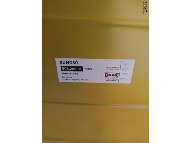 Lot 164 - metalen klapstoelen ikea. 16 stuks - afbeelding 3 van  4