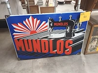 Lot 165 - emaille reclamebord mundlos - afbeelding 2 van  6