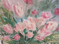 Lot 165 - kader bloemen - afbeelding 2 van  3