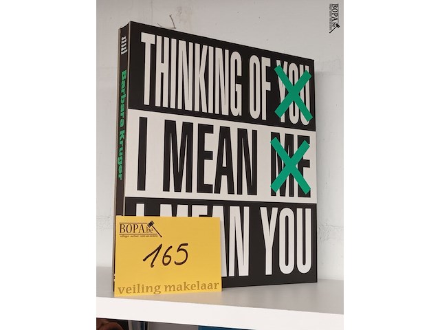 Lot 165 - kunstboek barbara kruger - afbeelding 1 van  3