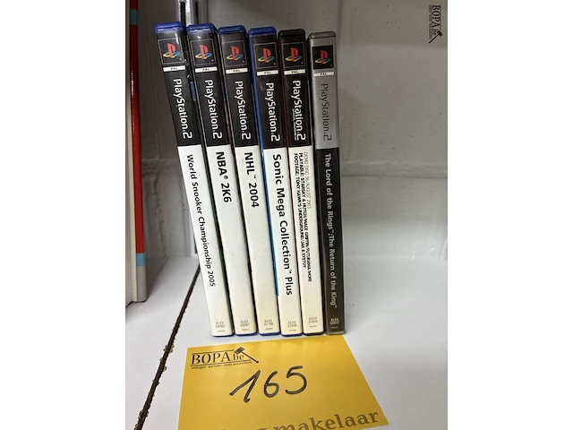 Lot 165 - lot playstation2 spellen - 6 stuks - afbeelding 1 van  2