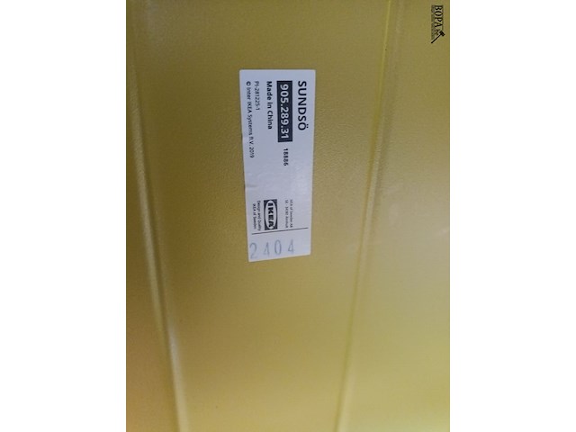 Lot 165 - metalen klapstoelen ikea. 15 stuks - afbeelding 3 van  4