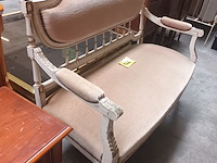 Lot 166 - antieke zitbank - afbeelding 2 van  6