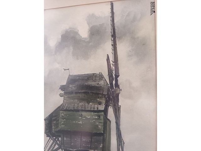 Lot 166 - kader molen - afbeelding 2 van  4