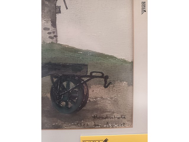 Lot 166 - kader molen - afbeelding 4 van  4