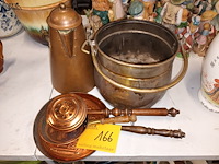 Lot 166 - koperen decoratie. 5 stuks