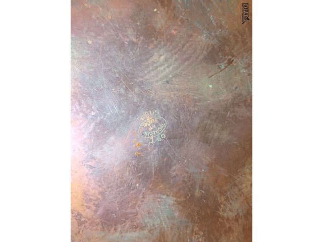 Lot 166 - koperen decoratie. 5 stuks - afbeelding 3 van  5