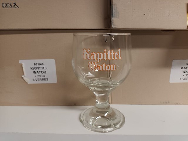 Lot 167 - bierglazen kapittel. 6 dozen - afbeelding 2 van  4