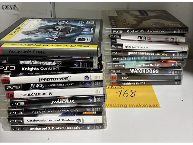 Lot 168 - lot playstation3 spellen - 19 stuks - afbeelding 1 van  3