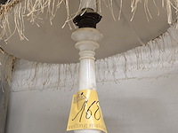 Lot 168 - marmeren tafellamp en glazen tafellamp - afbeelding 3 van  3