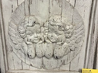 Lot 169 - houten wanddecoratie engel - 2 stuks - afbeelding 2 van  3
