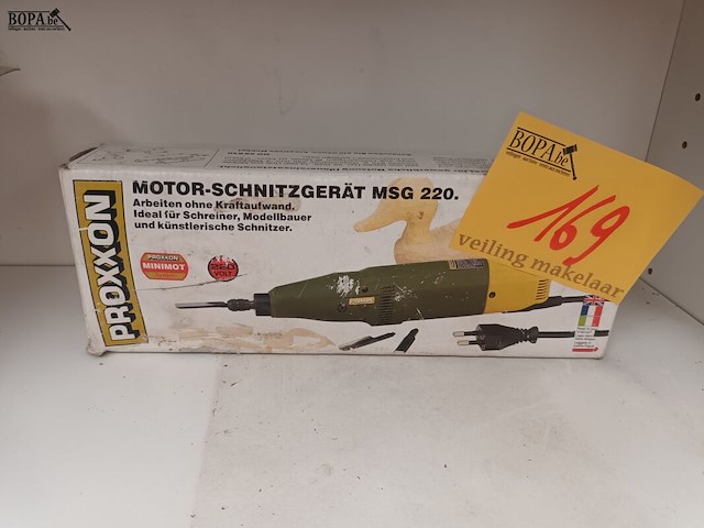 Lot 169 - proxxon sculpteermachine - afbeelding 1 van  3