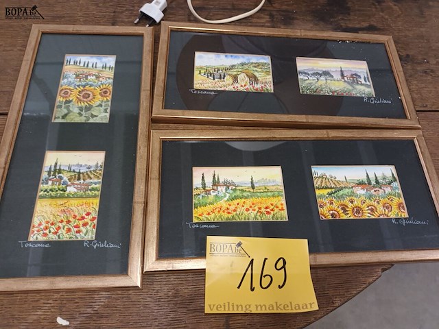 Lot 169 - vintage kaders. 3 stuks - afbeelding 1 van  3