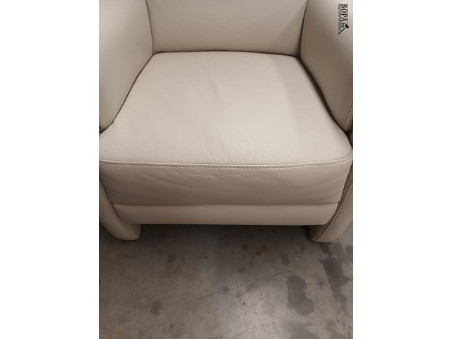 Lot 17 - 1-zit lederen zetel - afbeelding 3 van  4