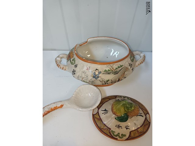 Lot 17 - antieke tafeldecoratie. 4 stuks - afbeelding 10 van  10