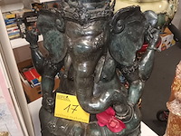 Lot 17 - bronzen beeld ganesha