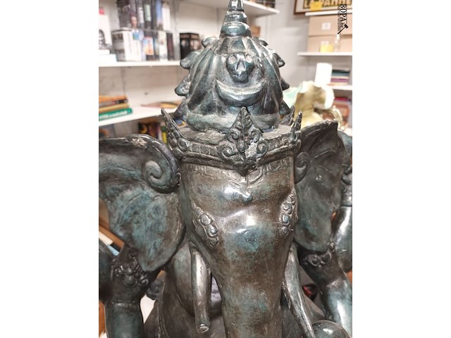 Lot 17 - bronzen beeld ganesha - afbeelding 2 van  5