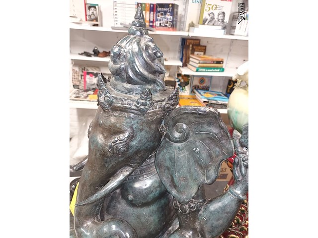 Lot 17 - bronzen beeld ganesha - afbeelding 3 van  5